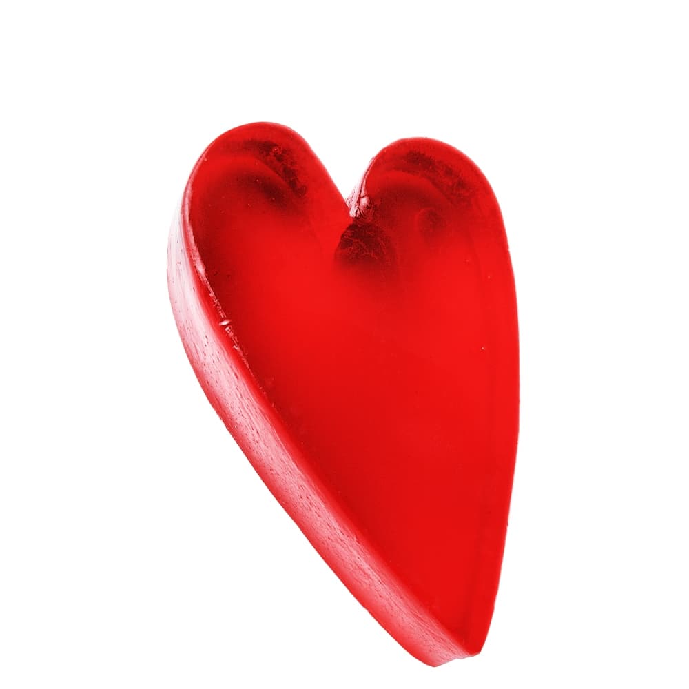 Glycerin Soap Red Symmetrical Heart