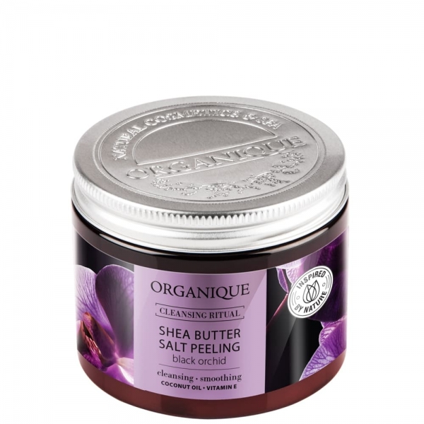 Peeling solny z masłem Shea Czarna Orchidea Peeling solny z masłem Shea Czarna Orchidea